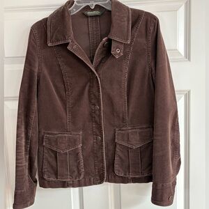 Eddie Bauer Dark Brown Utility Jacket